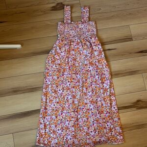 Old Navy Orange Floral Dress